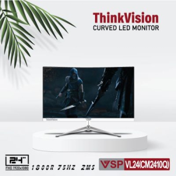 Màn hình cong VSP VL24 (CM2410Q) 24inch WHITE 75Hz VA